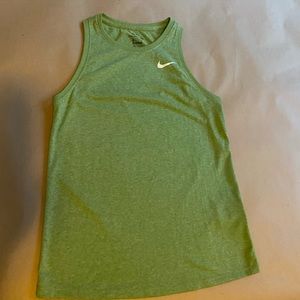 Nike heathered green tank gently worn no stains no rips or defects